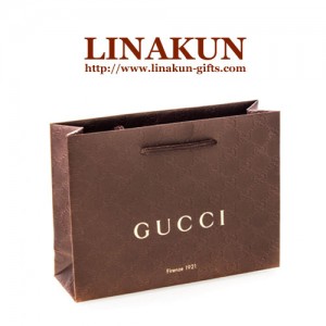 Custom Printed Gift Shopping Paper Bags (LAKGB-002)