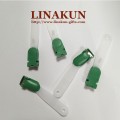 Green PVC ID Badge Holders/Clips (LAKPVCC-003)