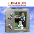 Silver Metal Photo Frames for Babies (LGB-09018)