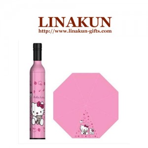 Custom Promotional Foldable Bottle Umbrella (UB-005)